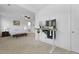 Bright bedroom featuring a large work area, carpeted floor, and ceiling fan at 1411 Homecoming Blvd, Ravenel, SC 29470