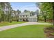 Charming two-story home with a well-manicured lawn and a long driveway leading to a two-car garage at 1502 Southwick Dr, Johns Island, SC 29455