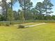A lush lawn in the backyard, complemented by an oyster shell path and well-manicured landscaping at 1505 Fort Palmetto Cir, Mount Pleasant, SC 29466