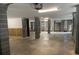 Spacious unfinished garage featuring concrete block walls and ample space for various purposes at 1505 Fort Palmetto Cir, Mount Pleasant, SC 29466