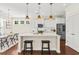 Modern kitchen featuring granite countertops, pendant lighting, and stainless steel appliances at 1505 Fort Palmetto Cir, Mount Pleasant, SC 29466