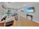 Bright living room featuring hardwood floors and comfortable seating at 1522 Inland Ave, Charleston, SC 29412