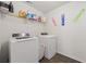 Functional laundry room features a modern washer and dryer for efficient chore management at 153 Wild Holly Dr, Moncks Corner, SC 29461