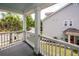 Charming balcony, perfect for outdoor relaxation and enjoying neighborhood views at 2119 Oyster Reef Lane Ln, Mount Pleasant, SC 29466