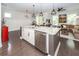 Open-concept living area with large kitchen island and stainless steel dishwasher at 2119 Oyster Reef Lane Ln, Mount Pleasant, SC 29466