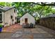 Backyard with brick patio and outdoor dining area at 2169 Westrivers Rd, Charleston, SC 29412