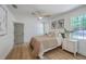 Bright bedroom featuring wood floors and natural light at 2534 Flamingo Dr, Charleston, SC 29414