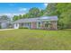 Charming brick home with a well-manicured lawn, blue shutters, and a welcoming front porch at 2534 Flamingo Dr, Charleston, SC 29414