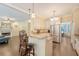 Modern kitchen with stainless steel appliances, granite countertops, and breakfast bar at 322 Clubview Rd, Summerville, SC 29485