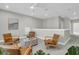 Cozy living room showcasing ample space, neutral tones, and modern ceiling fan at 327 Tupelo Lake Dr, Summerville, SC 29486