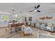 Modern living space showcases an open floor plan, a kitchen, and comfortable seating at 346 Horseshoe Rd, Moncks Corner, SC 29461