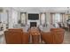 Spacious living room with fireplace, TV, and comfortable seating at 3587 Goodwater St, Mount Pleasant, SC 29466
