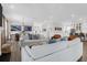 Comfortable living room with a sofa, stylish decor, and a seamless flow to the kitchen and dining area at 3587 Goodwater St, Mount Pleasant, SC 29466