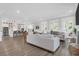 Open floor plan connecting the kitchen and living room, great for entertaining and relaxing at 3587 Goodwater St, Mount Pleasant, SC 29466