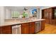Gourmet kitchen with stainless steel appliances, granite countertops, and breakfast bar at 3756 Colonel Vanderhorst Circle, Mount Pleasant, SC 29466