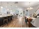 Open concept layout combining kitchen, dining, and living spaces for modern living at 403 Cool Bend Ln, Summerville, SC 29486