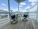 Cozy porch setup with comfortable seating, perfect for enjoying the outdoors and neighborhood views at 403 Cool Bend Ln, Summerville, SC 29486