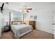 Cozy bedroom features carpet, a ceiling fan, a closet and natural light at 422 Verbena Ave, Summerville, SC 29483