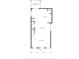 First floor layout of the house showing the kitchen, living room, bathroom, and porch at 422 Verbena Ave, Summerville, SC 29483