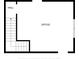 This floor plan shows an office space and a hall with a staircase at 422 Verbena Ave, Summerville, SC 29483