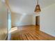Bright dining room featuring hardwood floors and sliding door access at 4327 Bream Rd, North Charleston, SC 29418