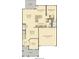 Open-concept first floor plan featuring a spacious Gathering room, kitchen with breakfast bar, dining area and 2-car garage at 538 Verdi Dr, Summerville, SC 29486