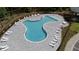 Community pool featuring ample seating, a well-maintained deck, and a relaxing atmosphere at 555 Dunswell Dr, Summerville, SC 29486