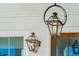 Close-up of stylish lanterns illuminating the front porch, enhancing the home's curb appeal at 759 Maynard Ln, Summerville, SC 29486