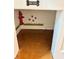 Dedicated dog room with playful decor including a fire hydrant and paw print decals for a pet-friendly home at 795 Shagule Rd, Edisto Island, SC 29438