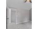 Open view of bedroom with gray walls, plush carpeting and a doorway to the hallway at 828 Williamsburg Ln, Charleston, SC 29414