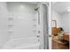 Bathroom featuring a shower and bathtub combo at 8676 Grassy Oak Trl, North Charleston, SC 29420
