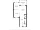 Detailed floor plan showcasing the layout of the kitchen, living room, and foyer at 8676 Grassy Oak Trl, North Charleston, SC 29420