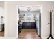 Modern kitchen featuring stainless steel appliances and sleek black cabinets at 870 Colony Dr # 14, Charleston, SC 29407