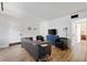 Cozy living room featuring modern decor and hardwood floors at 870 Colony Dr # 14, Charleston, SC 29407