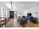 Sunlit living room boasts stylish furniture and modern decor at 870 Colony Dr # 14, Charleston, SC 29407