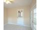 Bright sunroom with tile floors, ceiling fan and access to backyard through glass paneled doors at 9630 N Cardinal Dr, Ladson, SC 29456