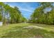 Expansive grassy lot surrounded by mature trees at 9666 Jamison Rd, Ladson, SC 29456