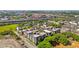 Aerial view of a modern condo community with surrounding neighborhood and bridge in the background at 1 Cool Blow St # 344, Charleston, SC 29403