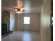 Comfortable living room with brick fireplace and ceiling fan at 1010 Foxcroft Rd, Charleston, SC 29412