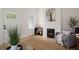 This living room features neutral walls and hardwood floors at 1014 Alamo St, North Charleston, SC 29405