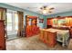 This bedroom offers natural light, ample space and custom wood furnishings at 109 Williams Ct, Goose Creek, SC 29445