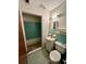 Bathroom featuring a shower with colorful tile and white vanity at 113 Germantown Rd, Summerville, SC 29483