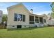 Backyard with an outdoor porch area at 1150 Quick Rabbit Loop, Charleston, SC 29414