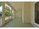 Screened-in porch with a door leading to the backyard at 1150 Quick Rabbit Loop, Charleston, SC 29414