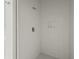 Tiled shower with niche, shower head, and temperature knob at 1150 Quick Rabbit Loop, Charleston, SC 29414