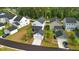 Birds-eye view of a neighborhood with tree-lined streets and modern homes at 117 Osprey Ridge Ln, Summerville, SC 29483