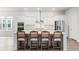 Modern kitchen with a center island featuring stylish seating at 117 Osprey Ridge Ln, Summerville, SC 29483