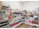 Walk-in pantry with ample shelving space for organized storage of food and kitchen essentials at 117 Osprey Ridge Ln, Summerville, SC 29483
