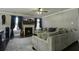 Comfortable living room with a fireplace, plush seating, and a cozy atmosphere at 1209 Hammrick Ln, Johns Island, SC 29455