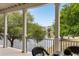 Picturesque porch offering stunning views of the lake and surrounding landscape at 121 W Shipyard Rd, Mount Pleasant, SC 29464
